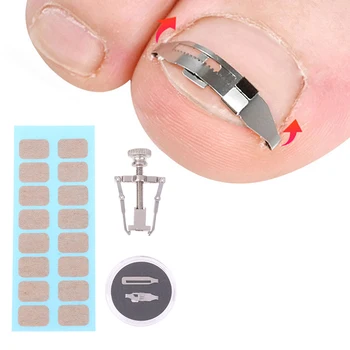 1 Комплект Медицински врастнали коректори на ноктите на краката Инструменти Педикюр Възстановяване Вграждане на нокти Лечение на нокти Професионална корекция на грижата за краката