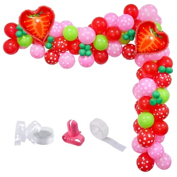 105Pcs Ягода парти балони арка Венец ягода бебе душ балон декорация комплект ягода фолио балони