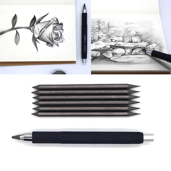 1PC 5.6mm Автоматичен комплект моливи 4B молив олово за механичен молив скица рисуване молив художник художествени консумативи