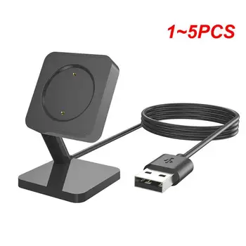 1~5PCS Зарядно устройство за настолна стойка USB кабел за зареждане Държач за докинг станция за Amazfit GTR 4 / GTR4 GTS 3 GTS4 / GTS3 GTR3 T-rex 2 Trex