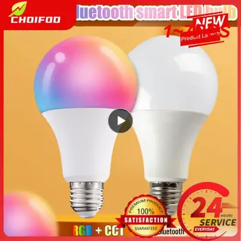 1~7PCS Tuya Smart Led крушка светлина 10W E27 B22 Tuya контрол RGB + CCT цвят Led лампа работи с Alexa У дома