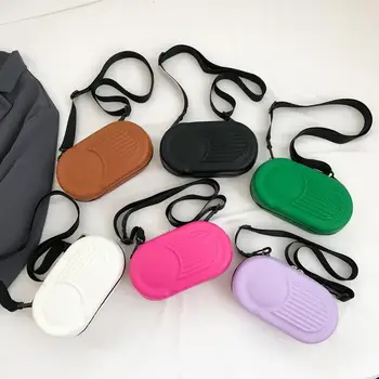 2023 Нови бонбони цвят рамо чанта момичета crossbody чанта корейски стил модерен плътен цвят студенти мини квадратна чанта