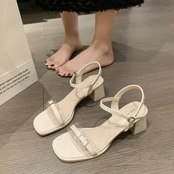 2023 висококачествени обувки женски модерни дамски сандали лято Леки ежедневни сандали жени надникват обувки за пръсти женски zapatos mujer
