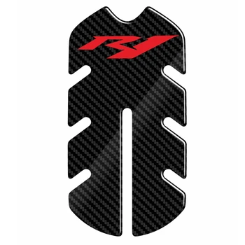 3D Carbon Look Front Gas Fuel Tank Cover Protector Tank Pad Стикери Стикери за YAMAHA YZFR1 YZF R1 YZF-R1 YZF-R6 YZFR6