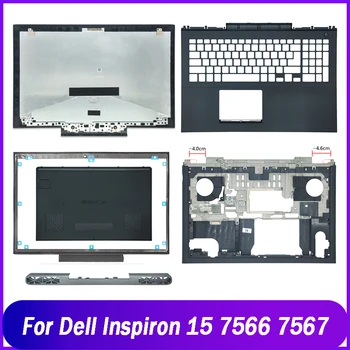 95% НОВ лаптоп LCD заден капак/преден панел/палмпот/долен калъф за DELL Inspiron 15 7000 7566 7567 Без докосване / докосване черно
