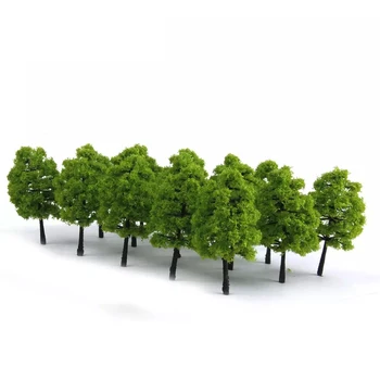 9cm/5cm Модел дървета за влак Железопътна диорама Wargame парк пейзаж пейзаж мини аксесоари Начало Градина Практичен