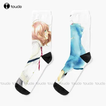 Ao Haru Ride Blue Spring Ride Moment Чорапи Забавни чорапи Висококачествени сладки елегантни прекрасни Kawaii карикатура сладък памучен чорап колоритен