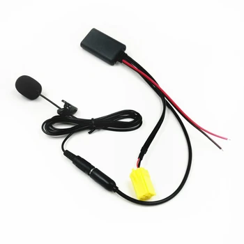 Car Bluetooth 5.0 Aux кабелен микрофон Хендсфри мобилен телефон Безплатен адаптер за разговори за Fiat Grande Punto Alfa 159