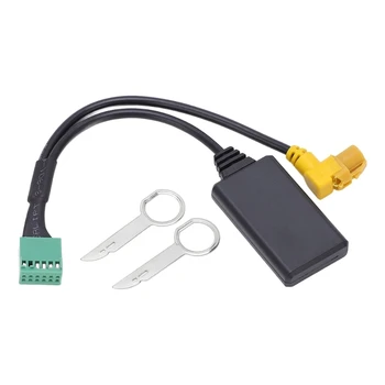 Car стерео Aux вход води кабел MMI3G AMI 12Pin 5.0 безжичен адаптер плейър F1CF