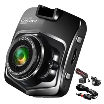 Dash Cam за кола 1080P High Definition Dash Cam с всмукателна чаша Черен рекордер за шофиране с запълваща светлина A & 170 градуса широкоъгълен
