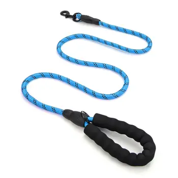 Durable Large Dog Leash Training Running Rope Handle Medium Big Dog Collar Leashes Strong Lead Rope for Rottweiler Labrador Dog