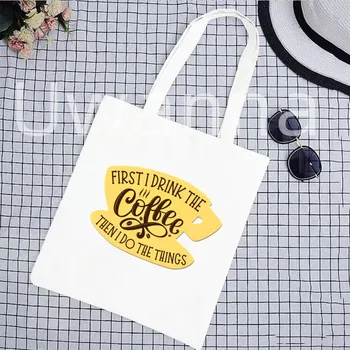 Gilmore Girls Graphic Coffee Women's Travel Shopper Bags за многократна употреба Пазарски чанти за многократна употреба Плажна чанта Сгъваеми чанти за рамо Чанта