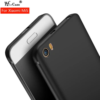HereCase случай за Xiaomi Mi5 Xiaomi MI 5 M5 Mi5S ултра тънък силиконов TPU капак за Xiaomi Mi 5 капак Xiaomi Mi5S чанта черупка