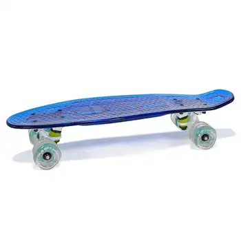 Junior Youth Shortboard Cruiser Skateboard, Blue
