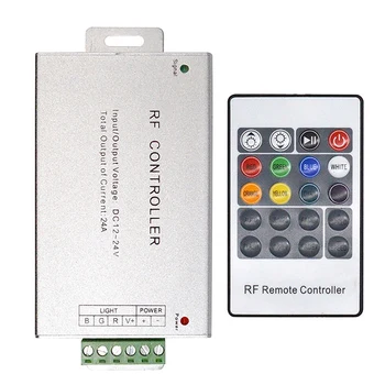  LED контролер 12-24V ниско налягане RF цветен 20-ключ дистанционно управление RGB светлина бар затъмняване контролер