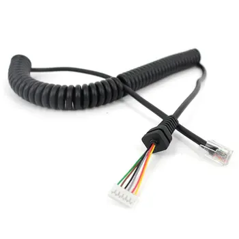 Mic кабелен кабелен дропшипинг за Yaesu MH-48A6J FT-7800 FT-8800 FT-8900 FT-7100M FT-2800M FT-8900R ръчен микрофон разширение