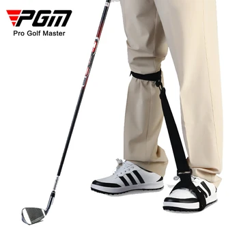 PGM Golf Leg Корекция на стойката Поддържащ колан Помощни средства за обучение на голф суинг Каишка за голф крака за начинаещи Лента за крака Помощ за обучение по голф
