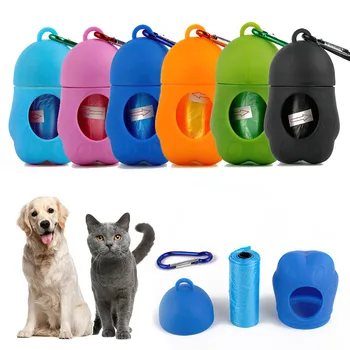 Pet Waste Bag Dispenser Set for Dog Waste Bag Holder Пластмасова торбичка за боклук Дозатор Carrier Case Dog Pet with Waste Poop Bags