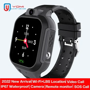 Smart Kids Watch 4G Waterproof Wi-Fi LBS Tracker Video Call Remote Monitor SOS Phone Watch for Students