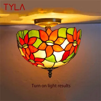 TYLA Tiffany таван светлина съвременни творчески осветителни тела LED дома за хол трапезария