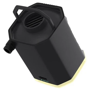 Външна въздушна помпа външна преносима електрическа инфлаторна черна ABS за матрак Мат Къмпинг