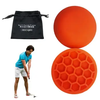 Голф налягане плоча за многократна употреба гумени голф суинг стъпка подложка голф аксесоари за подобрена голф игра голф преподаване & помощ за обучение