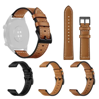 Гореща висококачествена поддръжка Заместващи аксесоари Подмяна на кожени часовници Band WristStrap Compitable За Huawei Watch GT