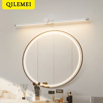 Дълга стенна лампа LED огледало за баня предна светлина диван спалня грим светлина творчески фон стена светлина вътрешно осветление