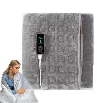 Електрическо одеяло Фланелено одеяло матрак Зимна машинно миеща се двуслойна температура Контрол на температурата Топло отопляемо одеяло