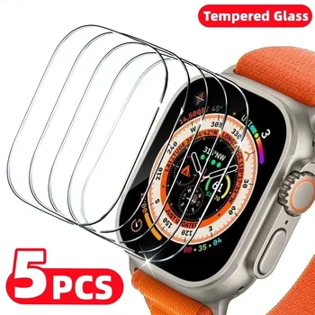 Закалено стъкло за Apple Watch Ultra 49mm Screen Protector Anti-Scratch за Apple Watch Ultra 2 Smartwatch