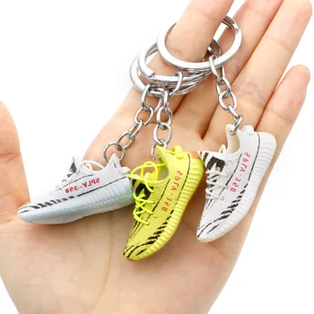 Изящни 3D мини маратонки ключодържател маратонки фенове сувенир ключодържател мобилен телефон ключ висулка модел изискан подарък