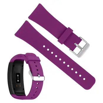 Мека силиконова резервна гривна за Samsung Gear Fit 2 Pro Strap Smart Watchband за жени и мъже ленти за китки Correa