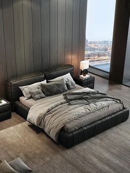 Минималистично луксозно кожено легло advanced master bed 2022 ново легло с извара от боб в онлайн легло за знаменитости