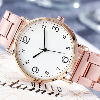 Неръждаема стомана Дамски часовници Обикновени кварцови ръчни часовници Елегантни часовници Дамски часовници Подарък Дамски часовник Relogios Feminino 시계