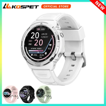 Оригинален KOSPET TANK S1 Ultra Smart Watch Жени AMOLED AOD часовници 5ATM водоустойчив Bluetooth повикване Електронен смарт часовник женски