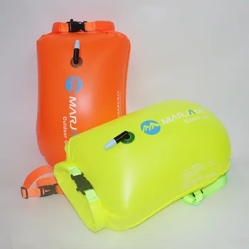 Плувен буй за безопасност на открито многофункционална плувка за плуване чанта с колан за кръста водоустойчива PVC спасителна чанта за съхранение на водни спортове