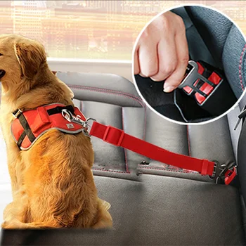 Регулируем домашен любимец котка куче кола предпазен колан домашен любимец седалка превозно средство куче колан олово клип лост за безопасност сцепление куче нашийници