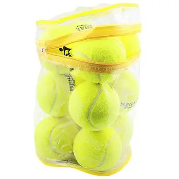 Тенис топки 12 Pack Трайни топки за тенис под налягане Тренировъчни топки за тенис Високо скачане практика тенис топки за начинаещи