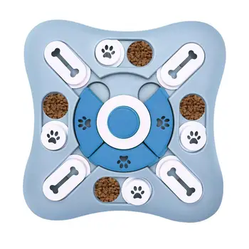 Умствено стимулиращи играчки Куче пъзел играчки Бавно захранващо устройство Интерактивно Увеличете кученцето IQ Диспенсър за храна Тренировъчна игра Играчки за котки за домашни любимци