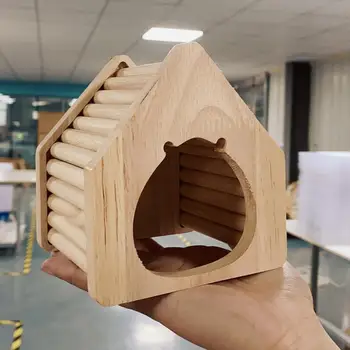 Универсална къща за гнездо на хамстери Надеждна устойчива на ухапване компактна къща за дъвчене на играчки за хамстер
