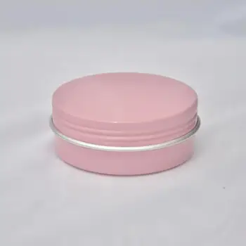 розов 5ml/10ml/15ml алуминиев калай буркан за крем балсам нокти свещ козметичен контейнер за многократна употреба бутилки чай кутии мини метална кутия